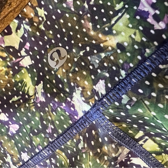 LULULEMON Wunder Under Luxtreme Floral Sport Leggings Size 2 EUC 29” - Picture 5 of 9